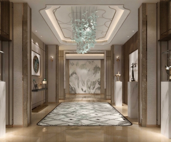 New Chinese Style Hallway-ID:557593112