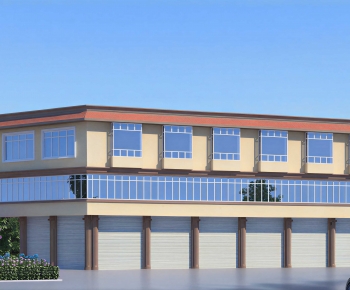 Modern Appearance Of Commercial Building-ID:227569109