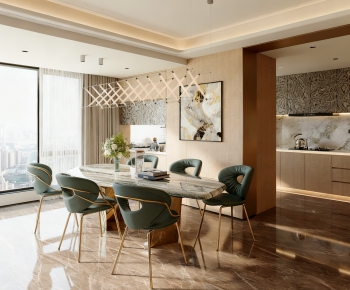 Modern Dining Room-ID:758347032
