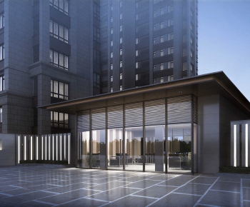 Modern Appearance Of Commercial Building-ID:406078101