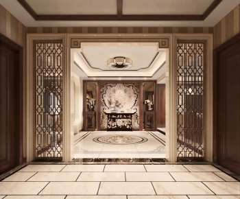 New Chinese Style Hallway-ID:645972015