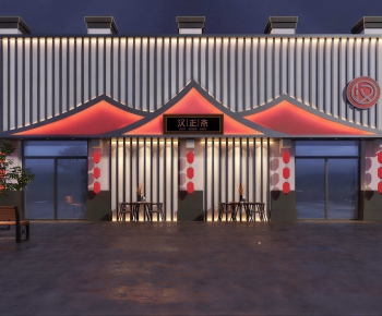 New Chinese Style Facade Element-ID:635638951