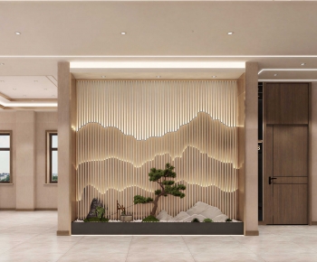 New Chinese Style Hallway-ID:236404903