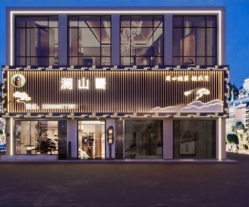 New Chinese Style Facade Element-ID:470302102