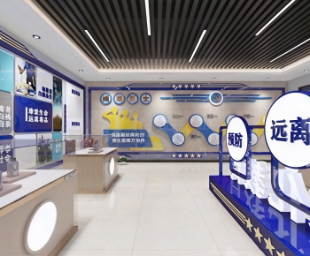 Modern Exhibition Hall-ID:642829905