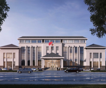 New Chinese Style Industrial Building-ID:695957907