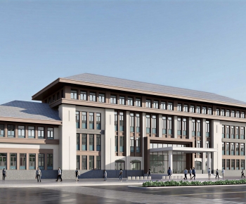 Modern Appearance Of Commercial Building-ID:580807929