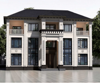 New Chinese Style Detached Villa-ID:683427102