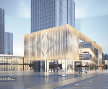 Modern Appearance Of Commercial Building-ID:255347971
