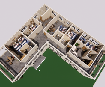 New Chinese Style Residential Hostel-ID:573941955