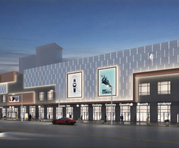Modern Appearance Of Commercial Building-ID:120047098