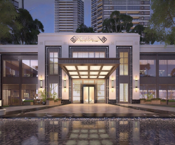 Modern Facade Element-ID:864042042