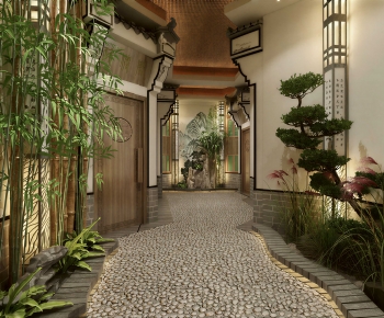 Chinese Style Courtyard/landscape-ID:573255065