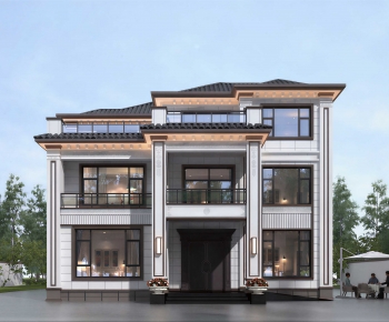New Chinese Style Detached Villa-ID:534013997
