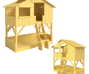 Modern Bunk Bed-ID:200932986