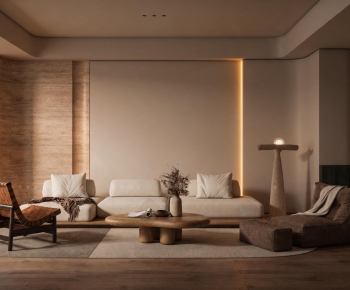 Wabi-sabi Style A Living Room-ID:799810898