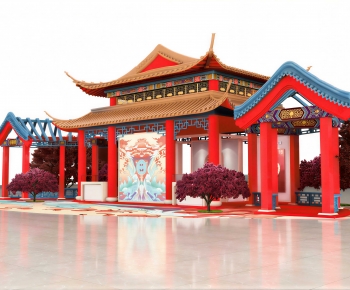 Chinese Style Building Component-ID:693454986