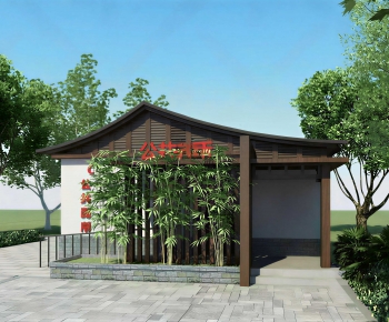 New Chinese Style Public Building-ID:427386057