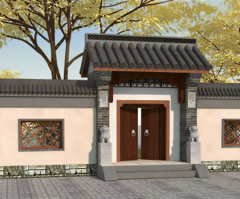 Chinese Style Facade Element-ID:102562907