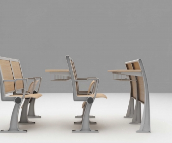Modern Office Desk And Chair-ID:287129965