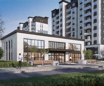 Modern Appearance Of Commercial Building-ID:108290917