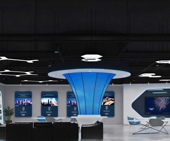 Modern Exhibition Hall-ID:474785092