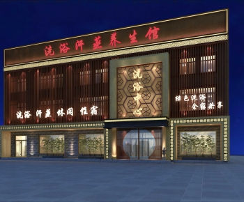 New Chinese Style Facade Element-ID:845243938