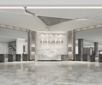 Modern Office Reception Desk-ID:383508924