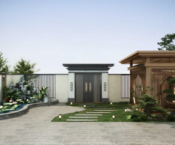 New Chinese Style Courtyard/landscape-ID:378521929