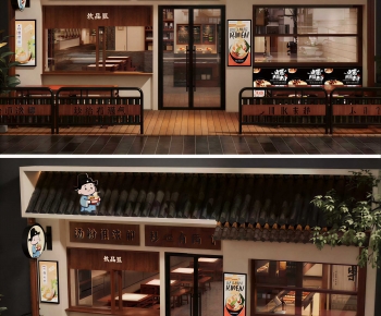 New Chinese Style Facade Element-ID:907378912