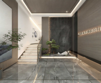 Modern Office Reception Desk-ID:389422897