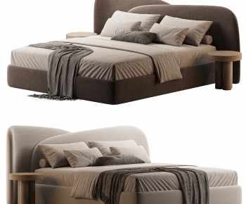 Modern Double Bed-ID:431226972