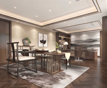 New Chinese Style Manager's Office-ID:846261024
