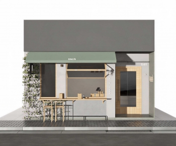 Modern Facade Element-ID:680529121