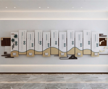 New Chinese Style Culture Wall-ID:736841929