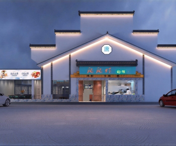 New Chinese Style Facade Element-ID:194516906