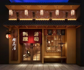 New Chinese Style Facade Element-ID:155905963