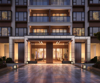 Modern Facade Element-ID:113971951