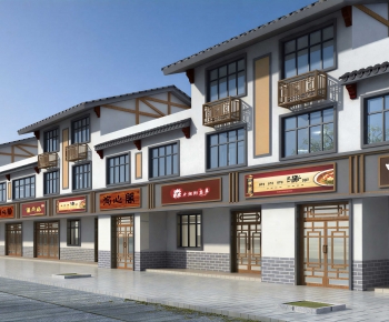 New Chinese Style Facade Element-ID:452274088