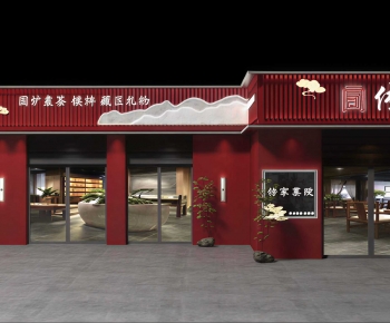 New Chinese Style Facade Element-ID:403929955
