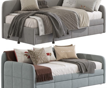 Modern Single Bed-ID:350538975
