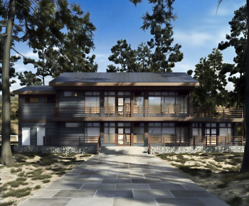 New Chinese Style Courtyard/landscape-ID:594702014