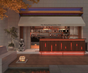 New Chinese Style Facade Element-ID:269836904
