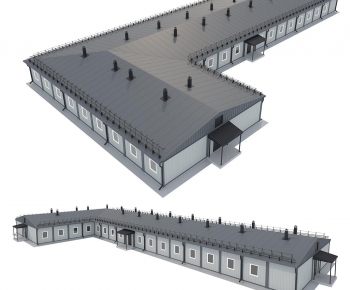 Modern Industrial Building-ID:283879047