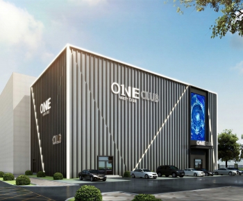 Modern Appearance Of Commercial Building-ID:759366044