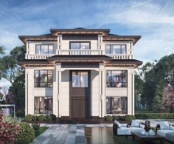 New Chinese Style Detached Villa-ID:705308951