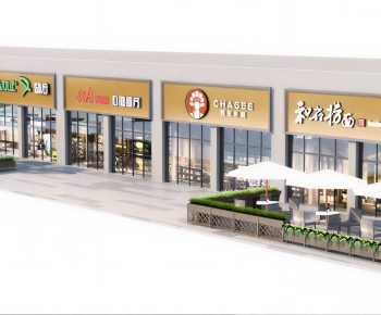 Modern Facade Element-ID:511353978