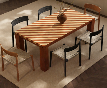 Modern Dining Table And Chairs-ID:160885106