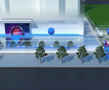 Modern Exhibition Hall-ID:311791902