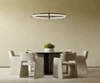 Modern Dining Table And Chairs-ID:340070017